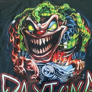 Crazy Clown Vintage Daytona Bike Week Shirt 2008